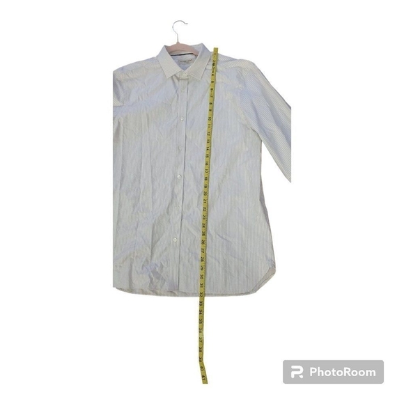 Burberry London Men’s 16.5 42 Sz L Striped Long Sleeve Button Down Cotto… - Picture 15 of 15